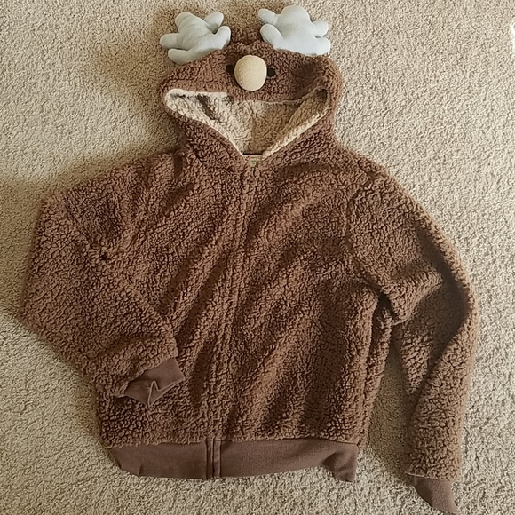 Reindeer Christmas Zip Up - Picture 1 of 4